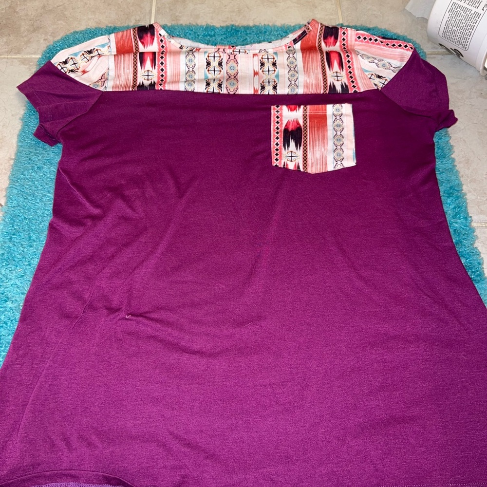 Unbranded Aztec print top